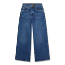 5 Pocket Denim Pants (Wide-Leg)