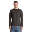 Dunstan River Tree Embroidered Ls Tee (Slim)