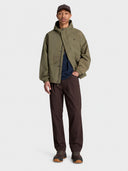Peached Heavy Twill Pleated Pants