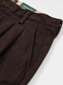Peached Heavy Twill Pleated Pants