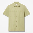 Cotton Linen Ss Utility Overshirt