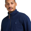 Indigo 1/4 Zip Sweatshirt