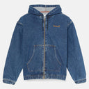 Denim Full Zip Hooded Bomber '96