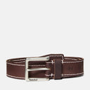 38Mm Hand-Stitched Leather Belt