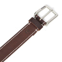 38Mm Hand-Stitched Leather Belt
