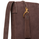 Tassel Suede Bag Charm And Key-Ring