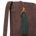 Tassel Suede Bag Charm And Key-Ring