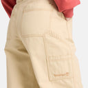 Canvas Straight Pants