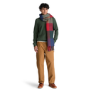 Cotton Blend Raglan Sleeve Crewneck Sweater