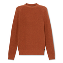 Cotton Blend Raglan Sleeve Crewneck Sweater