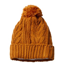 Autumn Woods Cable Premium Pom Beanie