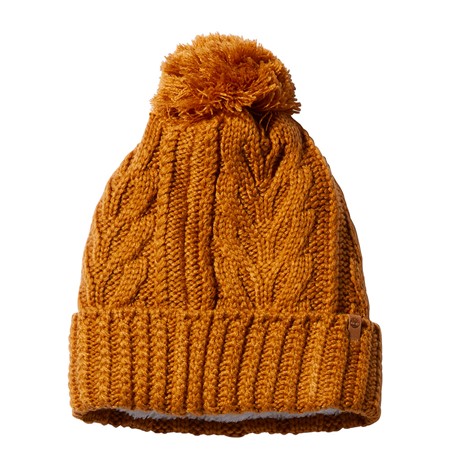 Autumn Woods Cable Premium Pom Beanie