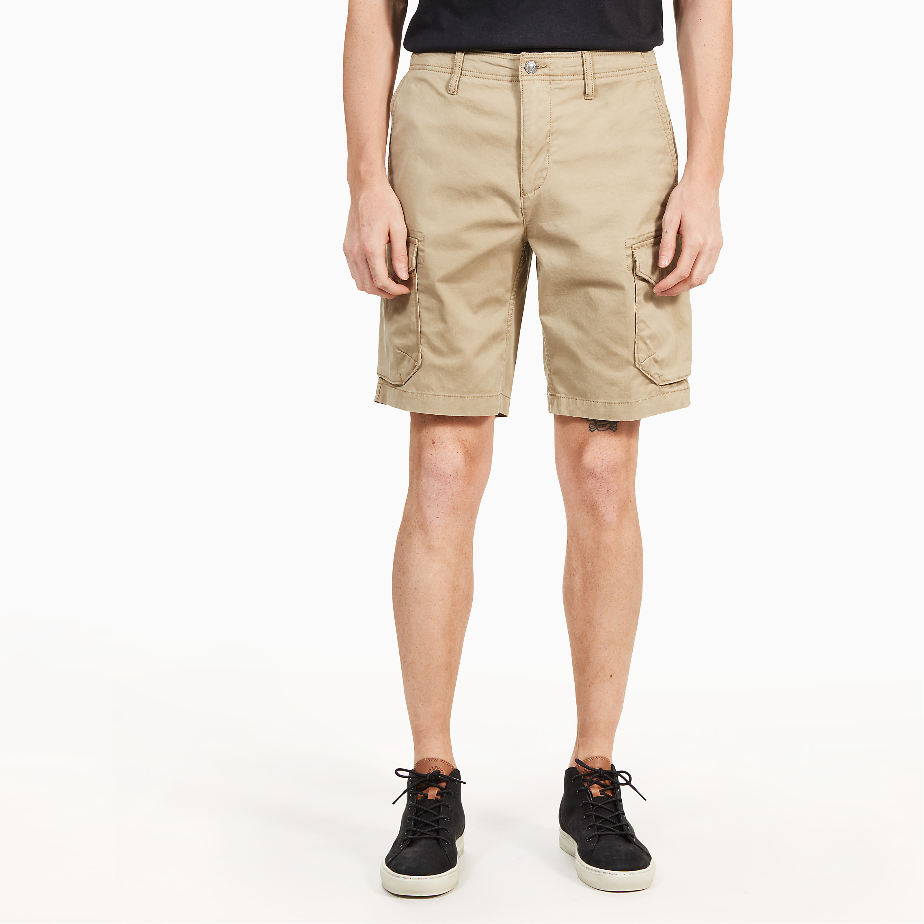 timberland with shorts
