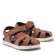 Nubble Leather Fisherman Sandal