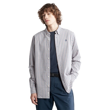 LS Elevated Seersucker Gingham Shirt Regular