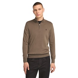 LS Williams River Cotton YD 1/4 Zip Sweater Regular