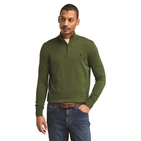 LS Williams River Cotton YD 1/4 Zip Sweater Regular