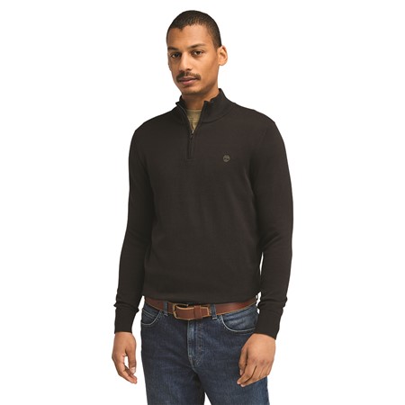 LS Williams River Cotton YD 1/4 Zip Sweater Regular