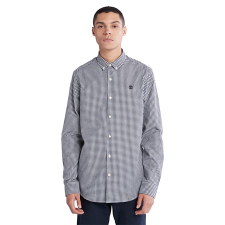 LS Suncook River Poplin Medium Gingham Shirt Regular