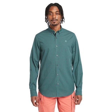 LS Suncook River Poplin Medium Gingham Shirt Regular