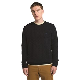 Phillips Brook Lambswool Cable Crew Sweater Regular