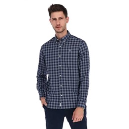 LS Eastham River Stretch Poplin Check Shirt (Regular)