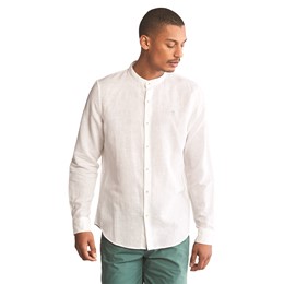 Cotton/Linen Korean LS Shirt