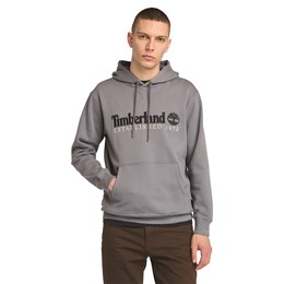 Established 1973 Embroidery Logo Brush Back Hoodie