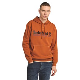 Established 1973 Embroidery Logo Brush Back Hoodie