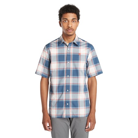 Check Poplin Short Sleeve Shirt