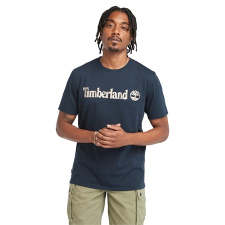 Kennebec River Camo Linear Logo Short Sleeve Tee