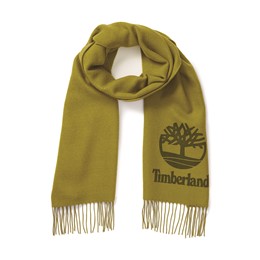 Yarn Dye Scarf With Printed Logo