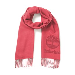 Yarn Dye Scarf With Printed Logo