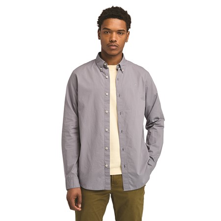 LS Solid Poplin Shirt Regular