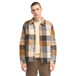 Sherpa Lined Plaid Overshirt