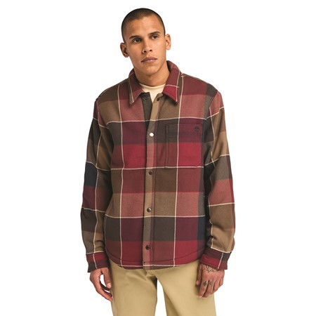 Sherpa Lined Plaid Overshirt