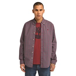 Stretch Poplin Gingham Shirt